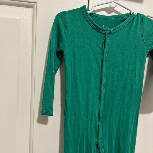 Kyte Baby Toddler Retired Green Fern Snap Footie Sleeper Size 18-24 Months - Picture 5 of 9